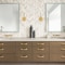 Designers Fountain Star Dust 5.25 in. 1-Light Brushed Gold Wall Sconce Light with Natural Marble Accent for Bathrooms D304C-WS-BG - alternate 8